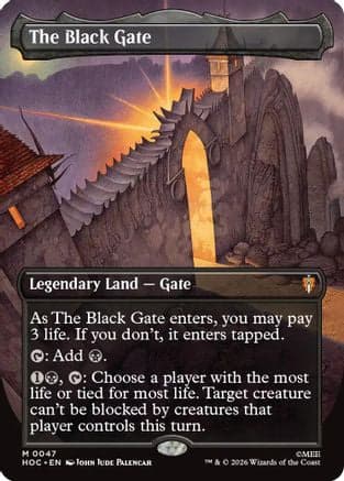 The Black Gate (Borderless) |  (047) [The Hobbit: Eternal-Legal]
