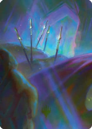 Long-Lost Lances Art Card (7/12) |  (007) [Art Series: The Hobbit]