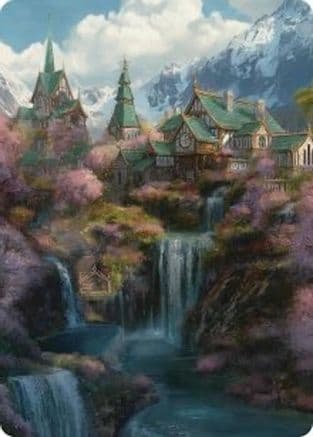 Rivendell Art Card |  (040) [Art Series: The Hobbit]