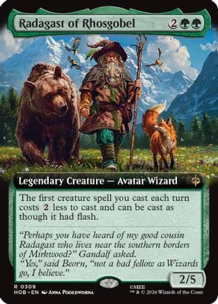 Radagast of Rhosgobel (Extended Art) |  Foil (309) [The Hobbit]