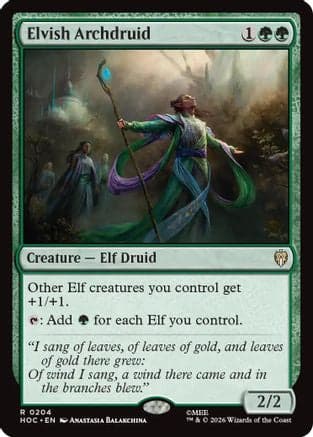 Elvish Archdruid |  (204) [The Hobbit: Eternal-Legal]