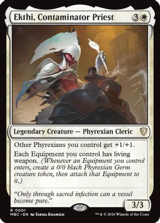 Ekthi, Contaminator Priest |  (001) [Mystery Booster Commander Edition]