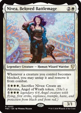 Nivea, Beloved Battlemage |  (003) [Mystery Booster Commander Edition]