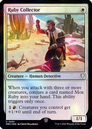 Ruby Collector |  Foil (061) [Mystery Booster Commander Edition]