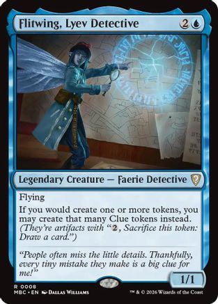 Flitwing, Lyev Detective |  (008) [Mystery Booster Commander Edition]