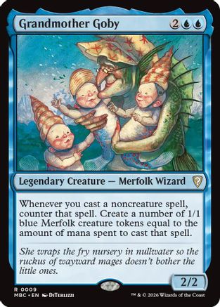 Grandmother Goby |  (009) [Mystery Booster Commander Edition]