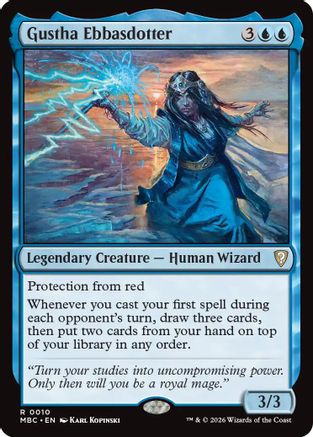 Gustha Ebbasdotter |  Foil (010) [Mystery Booster Commander Edition]