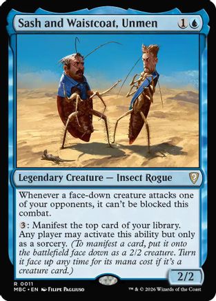 Sash and Waistcoat, Unmen |  (011) [Mystery Booster Commander Edition]