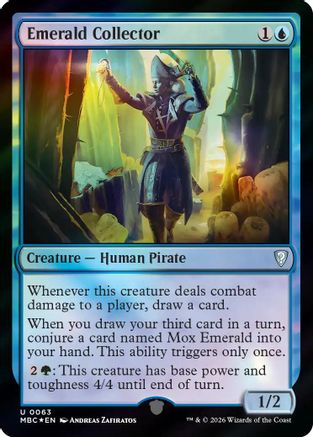 Emerald Collector |  Foil (063) [Mystery Booster Commander Edition]