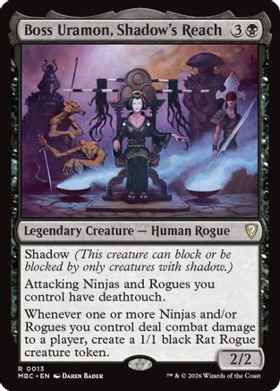 Boss Uramon, Shadow's Reach |  Foil (013) [Mystery Booster Commander Edition]
