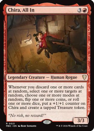 Chira, All In |  Foil (021) [Mystery Booster Commander Edition]