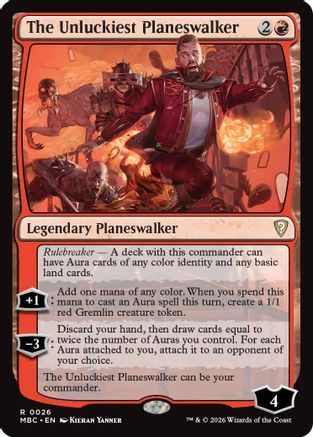 The Unluckiest Planeswalker |  (026) [Mystery Booster Commander Edition]