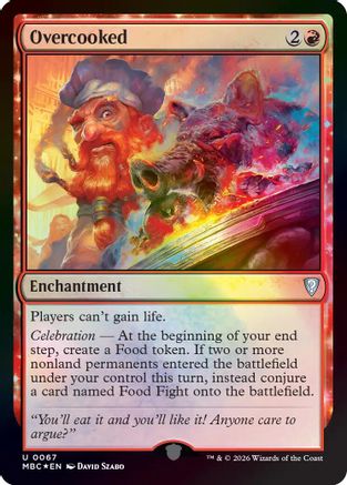 Overcooked |  Foil (067) [Mystery Booster Commander Edition]