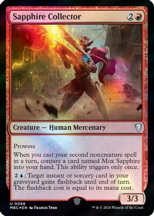 Sapphire Collector |  Foil (068) [Mystery Booster Commander Edition]