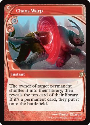 Chaos Warp (Future Sight) |  Foil (072) [Mystery Booster Commander Edition]