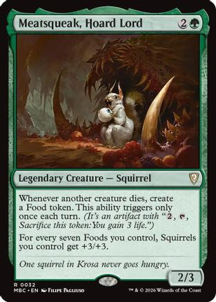 Meatsqueak, Hoard Lord |  (032) [Mystery Booster Commander Edition]