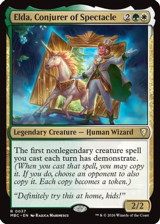 Elda, Conjurer of Spectacle |  Foil (037) [Mystery Booster Commander Edition]