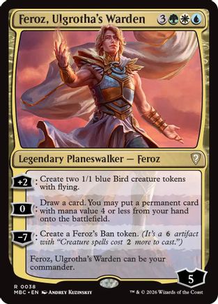 Feroz, Ulgrotha's Warden |  Foil (038) [Mystery Booster Commander Edition]