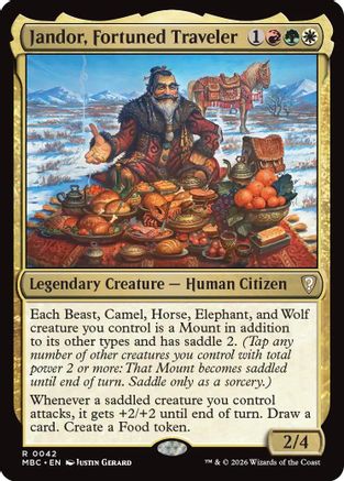 Jandor, Fortuned Traveler |  Foil (042) [Mystery Booster Commander Edition]