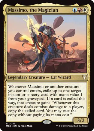 Massimo, the Magician |  (045) [Mystery Booster Commander Edition]