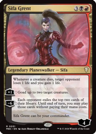 Sifa Grent |  (051) [Mystery Booster Commander Edition]