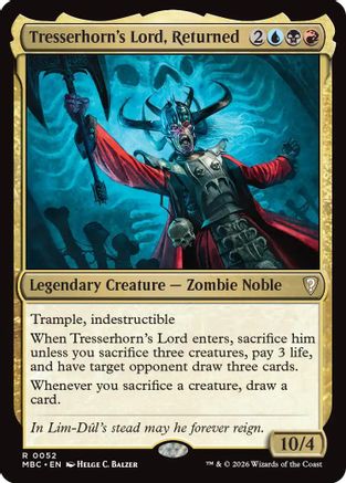 Tresserhorn's Lord, Returned |  (052) [Mystery Booster Commander Edition]
