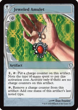 Jeweled Amulet (Future Sight) |  Foil (075) [Mystery Booster Commander Edition]