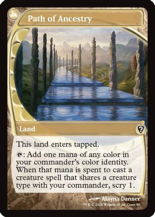 Path of Ancestry (Future Sight) |  Foil (080) [Mystery Booster Commander Edition]