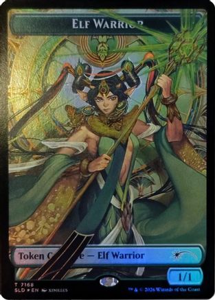Elf Warrior Token (7168) |  Foil (7168) [Secret Lair Drop Series]