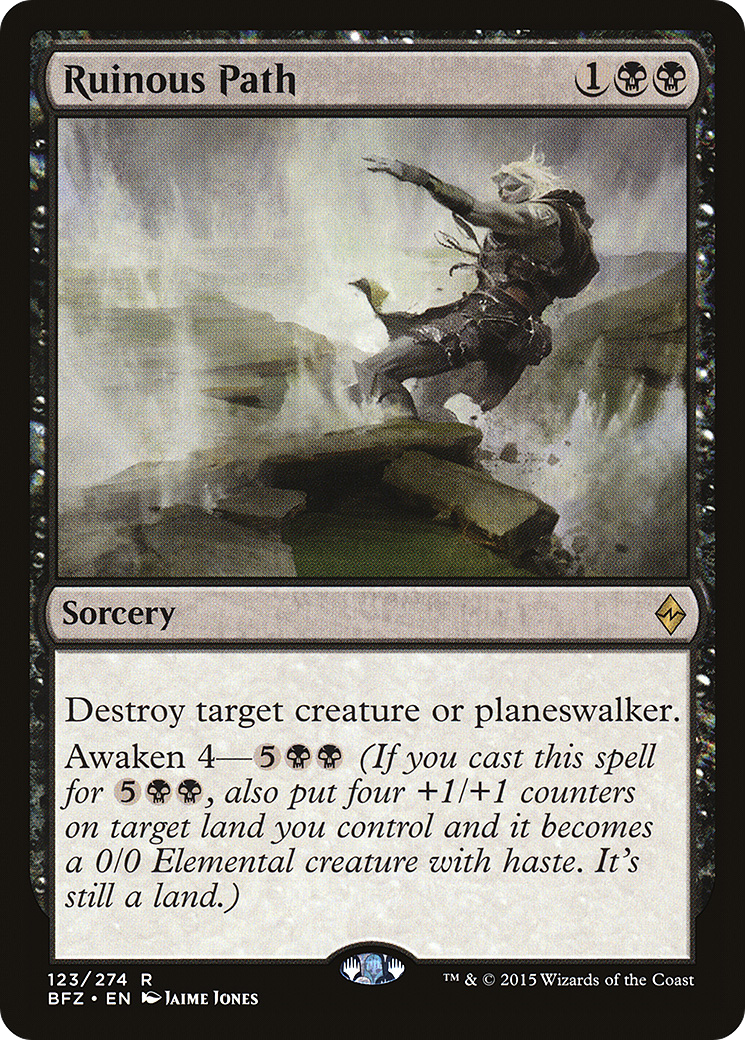 Ruinous Path [Battle for Zendikar] Foil