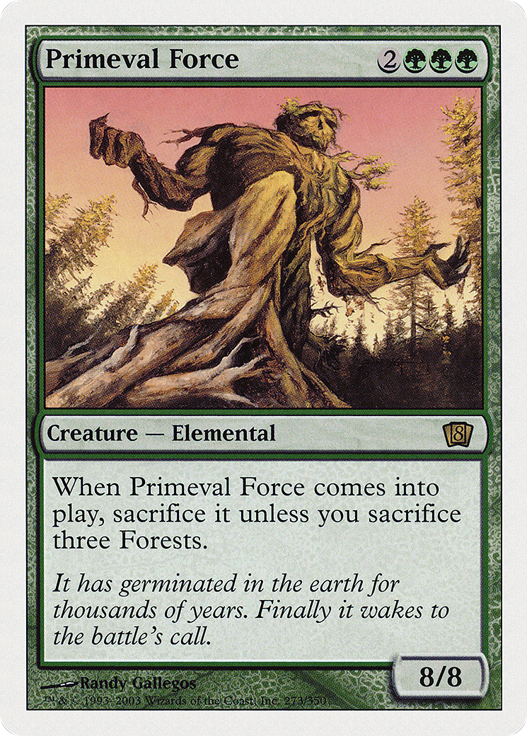Primeval Force [Eighth Edition] Foil