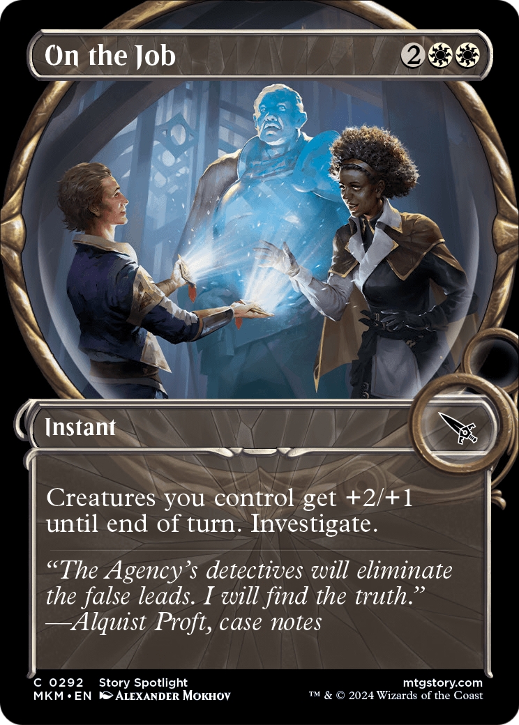 On the Job (Showcase) [Murders at Karlov Manor] Foil