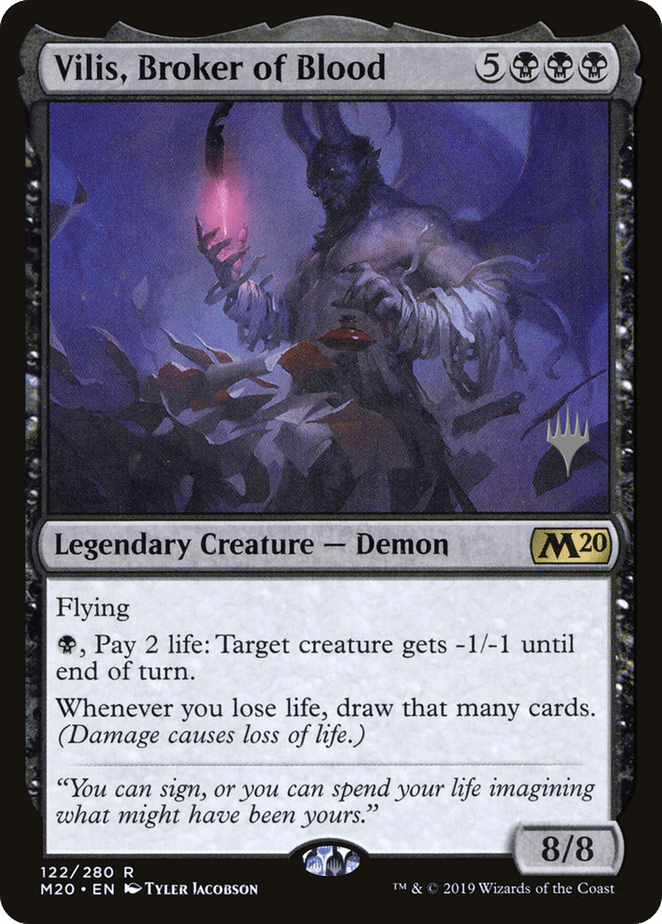 Vilis, Broker of Blood (Promo Pack) [Core Set 2020 Promos] Foil