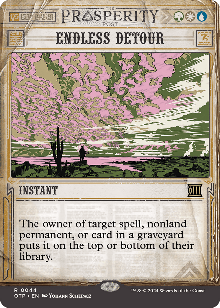 Endless Detour [Outlaws of Thunder Junction: Breaking News] Foil