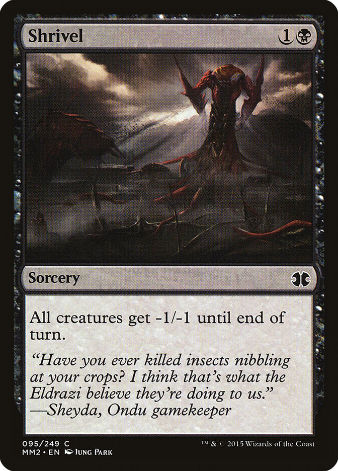 Shrivel 95/249 (Modern Masters 2015)  - Foil