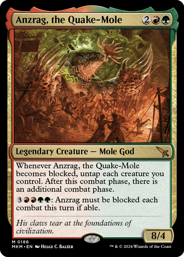Anzrag, the Quake-Mole [Murders at Karlov Manor] Foil