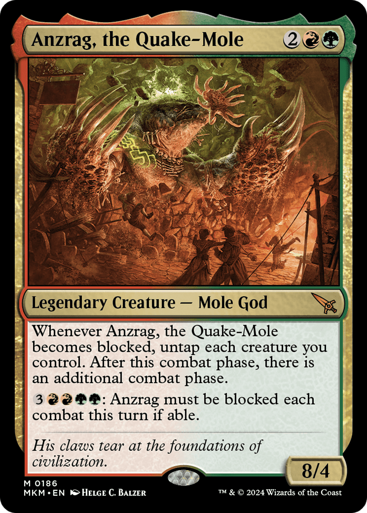 Anzrag, the Quake-Mole [Murders at Karlov Manor] Foil