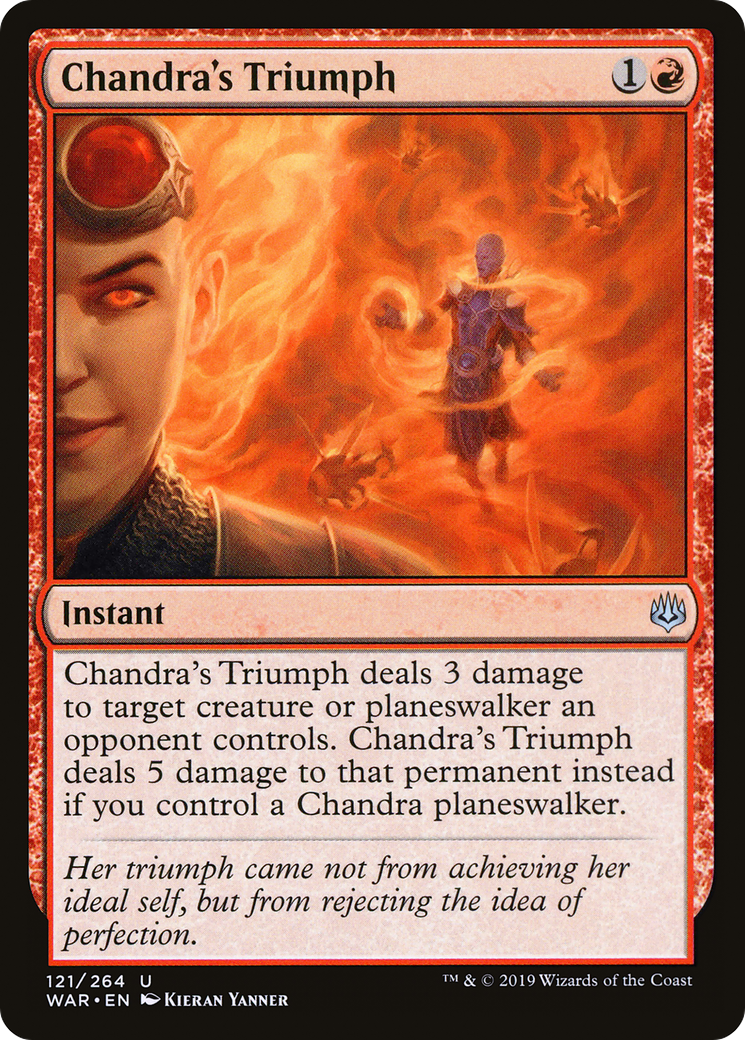 Chandra's Triumph [War of the Spark] Foil