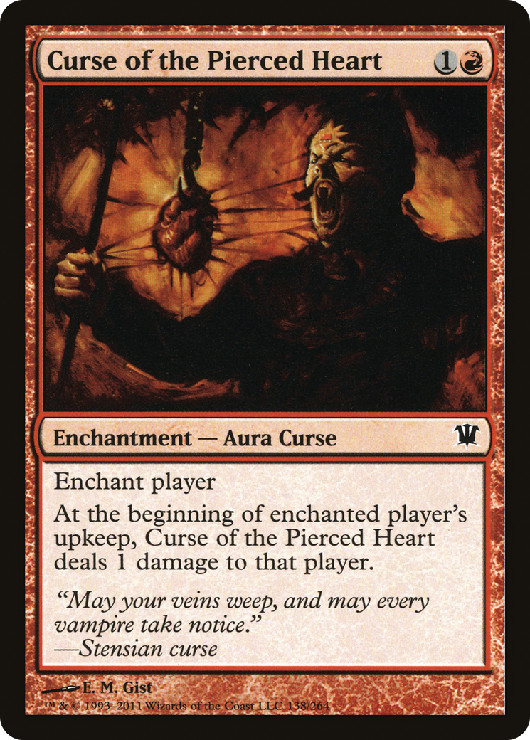 Curse of the Pierced Heart [Innistrad] Foil