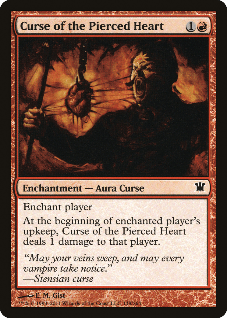 Curse of the Pierced Heart [Innistrad] Foil
