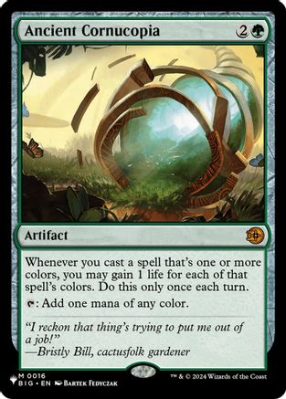 Ancient Cornucopia |  (016) [The List Reprints]