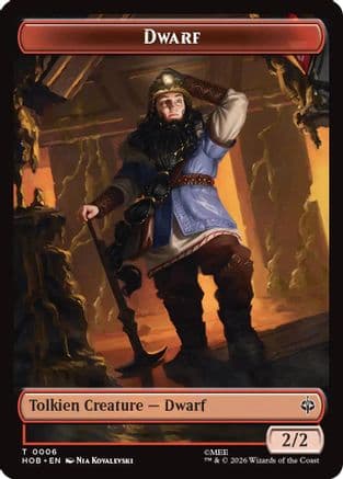 Dwarf // Enduring Story Double-Sided Token |  (6 // 14) [The Hobbit]