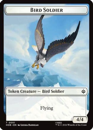 Bird Soldier // Axe Double-Sided Token |  Foil (1 // 10) [The Hobbit]