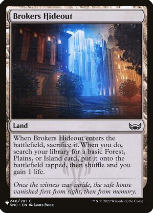 Brokers Hideout |  (248) [The List Reprints]