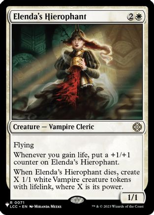 Elenda's Hierophant |  (071) [The List Reprints]