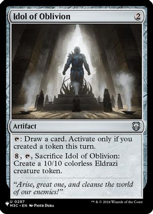 Idol of Oblivion (M3C) |  (297) [The List Reprints]