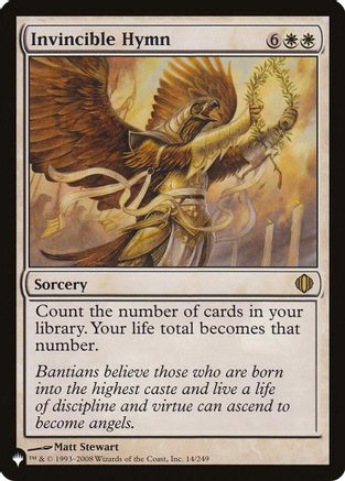 Invincible Hymn |  (014) [The List Reprints]