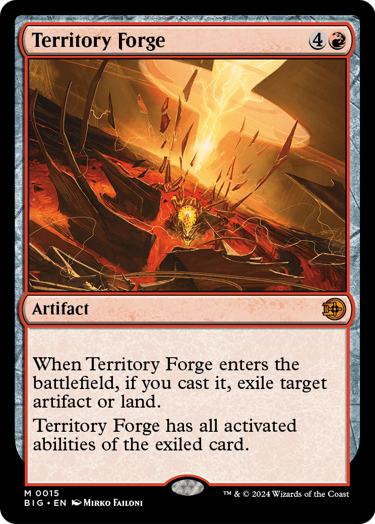 Territory Forge [Outlaws of Thunder Junction: The Big Score] Foil
