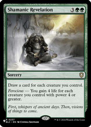 Shamanic Revelation (BLC) |  (237) [The List Reprints]