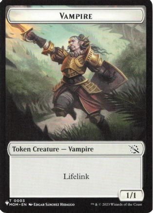Vampire // Horse Double-Sided Token |  (3 // 10) [The List Reprints]
